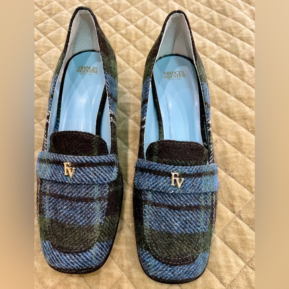 France’s Valentine Tweed Pump Sz 8